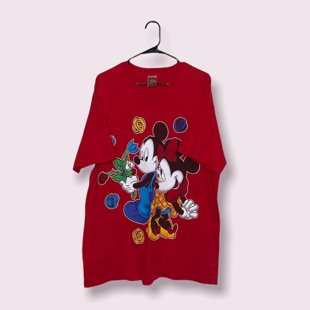 LAST CHANCE Vintage OS Single-Stitch Mickey&Minnie T-Shirt